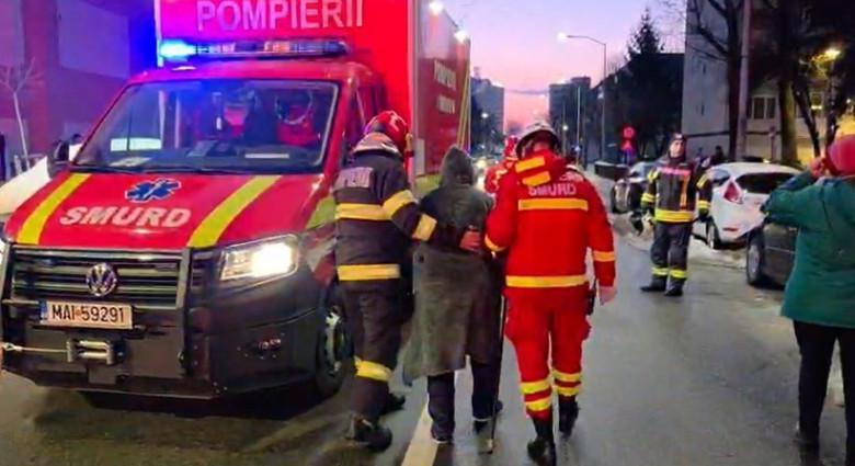 Robbanás történt egy gyulafehérvári tömbházban