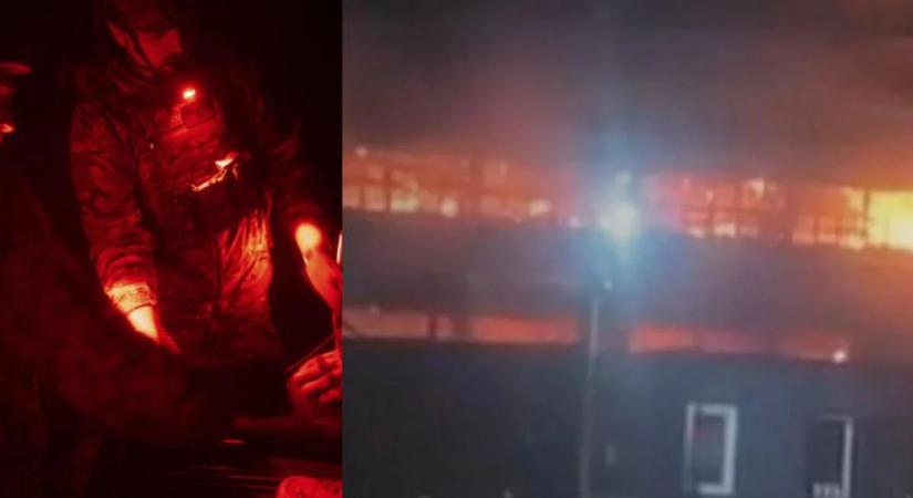 Orosz lőszerraktárra csaptak le az ukrán erők Zaporizzsjában