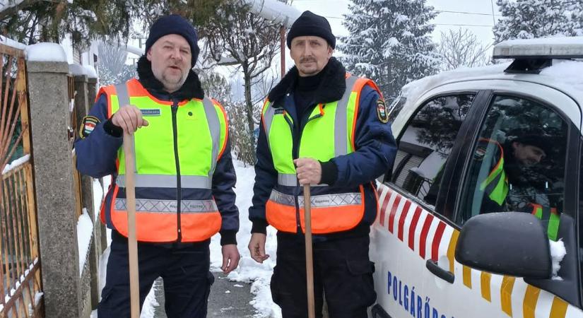A téli időszakban is helytállnak a polgárőrök