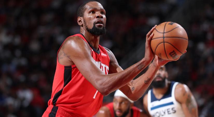 NBA: Kevin Durant 39 ponttal vezette győzelemre a Houstont