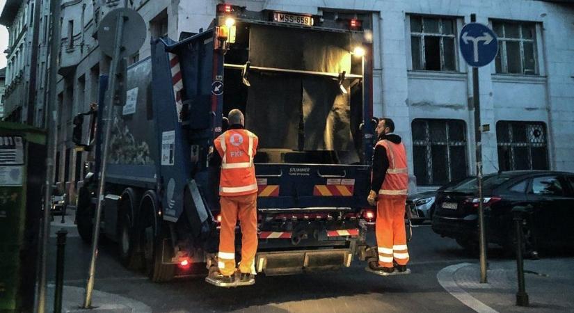 A hétvégén viszik a hóhelyzet miatt el nem szállított hulladékot