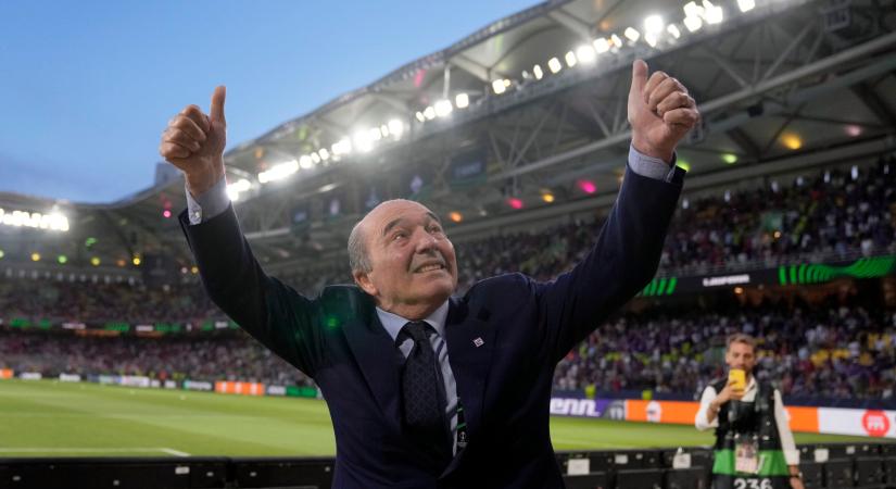Elhunyt a Fiorentina tulajdonosa – milliárdokat áldozott a feltámadásra, a klub mégis kiesőhelyen áll
