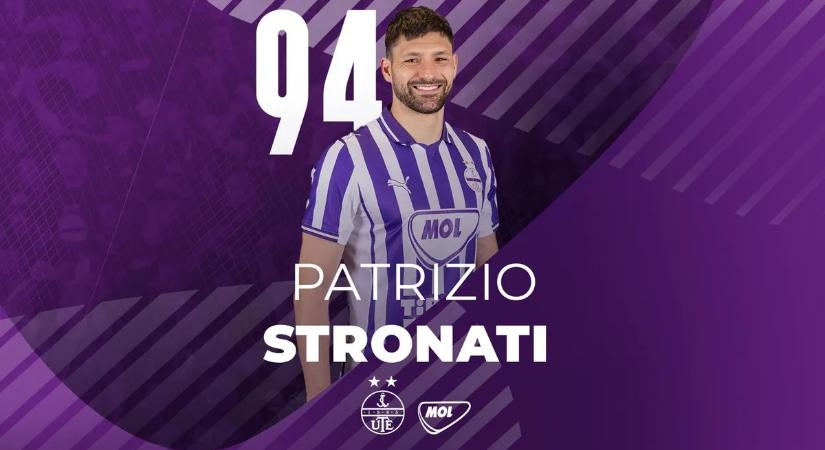 Az Újpest bejelentette Patrizio Stronati szerződtetését