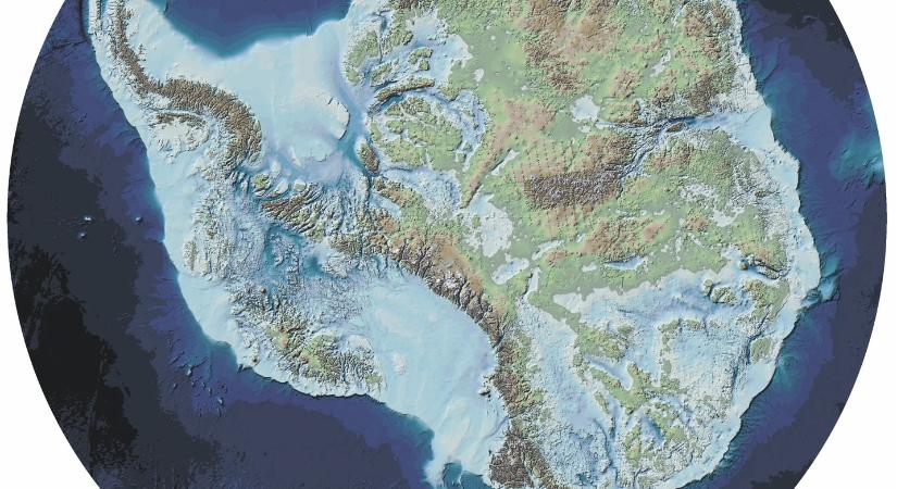 Így néz ki az Antarktisz meztelenül