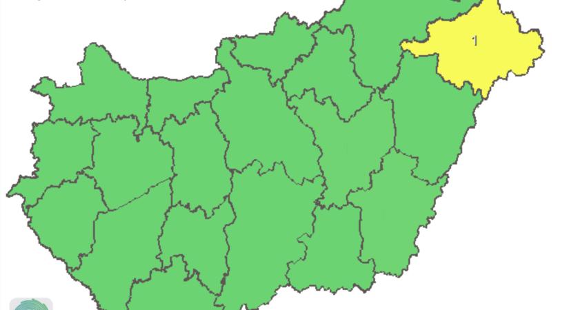Brutális hideg érkezik: -20 fokkal támad a tél hétfőn 5 vármegyében – Itt a HungaroMet riasztási térképe