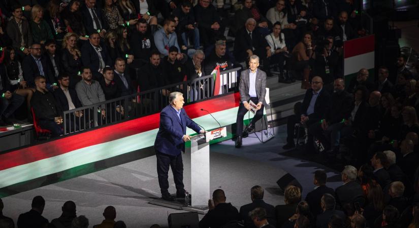 Orbán Viktor: ha ez így megy tovább, Magyar Péter is a Fideszre szavaz