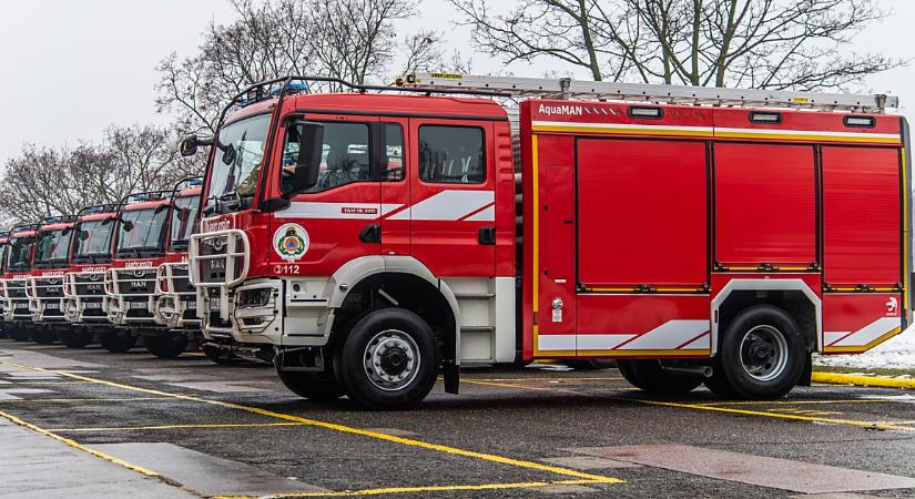 Hajdú-Biharban is szolgálatba állt egy új tűzoltóautó