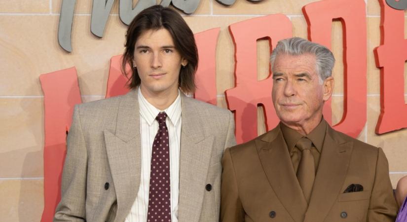 Ő Dylan Brosnan Pierce Brosnan 29 éves jóképű fia