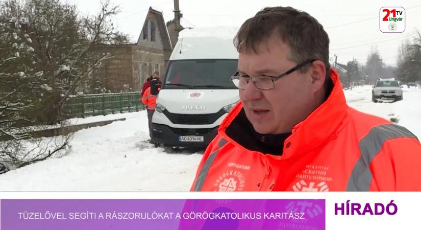Tüzelővel segíti a rászorulókat a Görögkatolikus Karitász (videó)