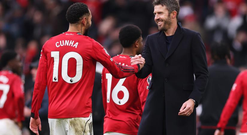 Carrick első meccsén a Manchester United lesimázta a Cityt