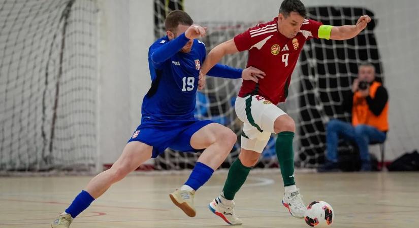 Döntetlent játszott a szerbekkel a magyar futsalválogatott