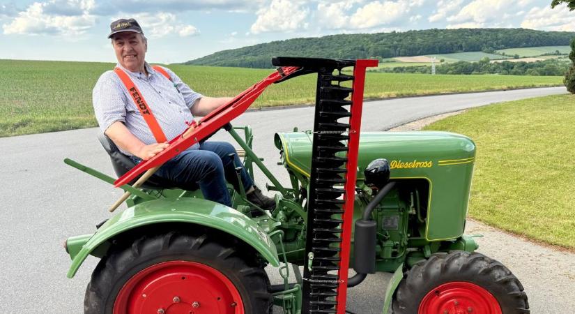 Ő a férfi, akinek 320 Fendt traktorja van VIDEÓ