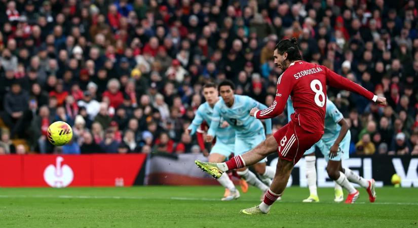 Videó: Szoboszlai Dominik a kapufát találta el, kimaradt a tizenegyese