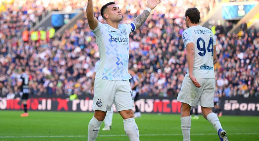 Serie A: Martinez góljával gyűjtötte be a három pontot az Inter! – videóval