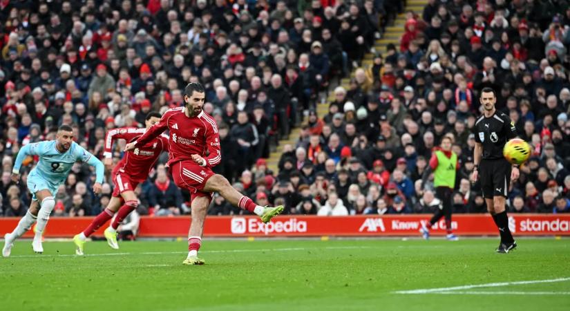 Szoboszlai Dominik óriásit hibázott, képtelen nyerni a Liverpool