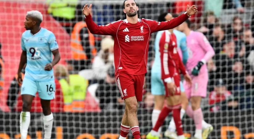 Szoboszlai Dominik kihagyta a tizenegyest, ismét pontokat vesztett a Liverpool