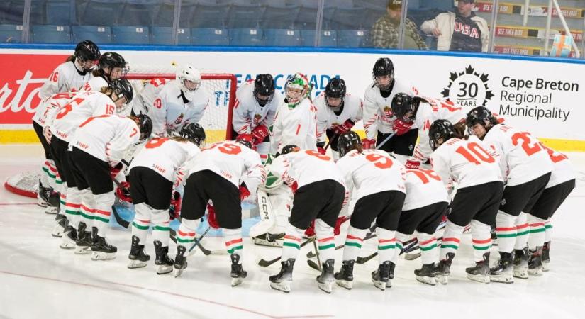 Óriási izgalmak után maradt bent az A csoportban az u18-as női hokiválogatott