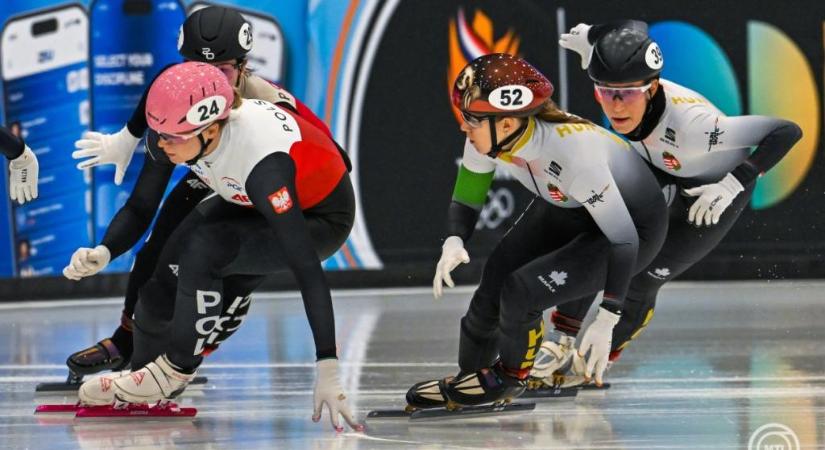 Rövidpályás gyorskorcsolya Eb – Bronzérmes a magyar női váltó