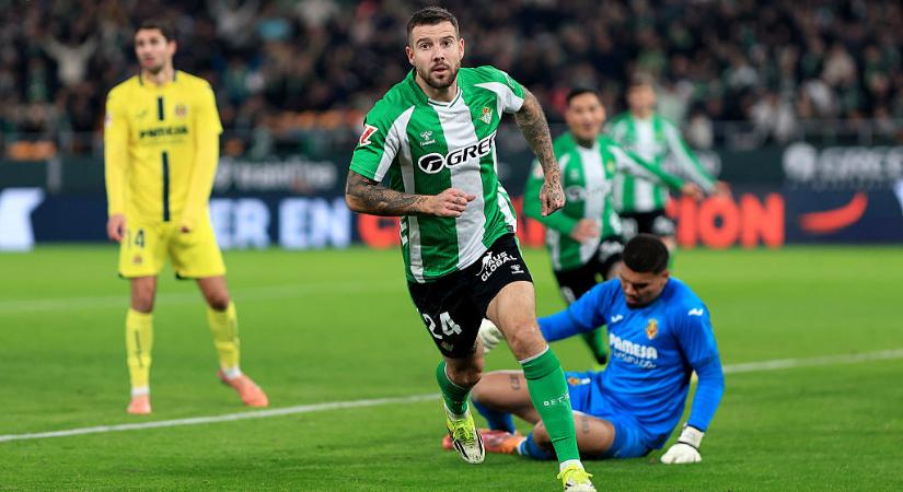 La Liga: legyőzte a dobogós Villarrealt a Real Betis! – videóval