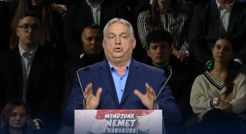 Orbán Viktor: vonódunk bele a háborúba