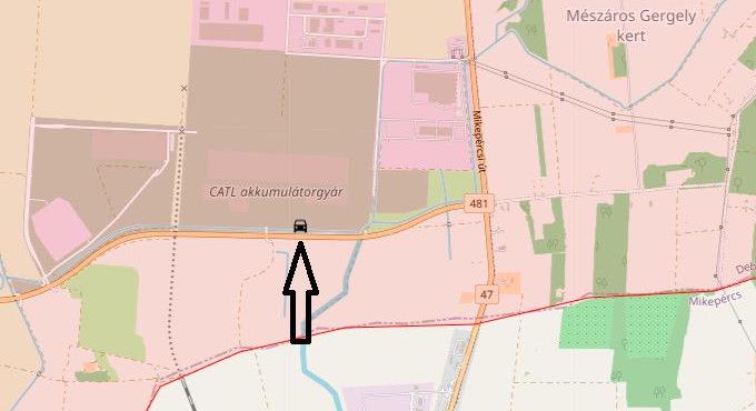 Súlyos baleset Debrecen határában