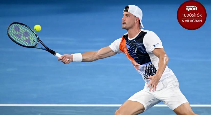 Fucsovics Márton szettveszteség nélkül jutott a második körbe az Australian Openen