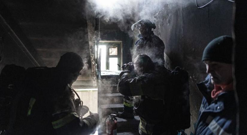 Több régiót ért támadás Ukrajnában, áram és fűtés nélkül maradt több város