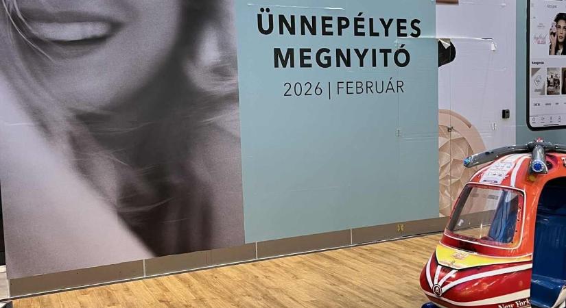 Hamarosan új üzlet nyílik a Győr Plazában
