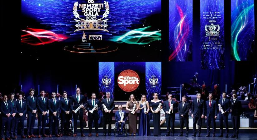Képösszeállítás: Nemzeti Sport Gála – 2025 legjobbjait ünnepelték az Operaházban
