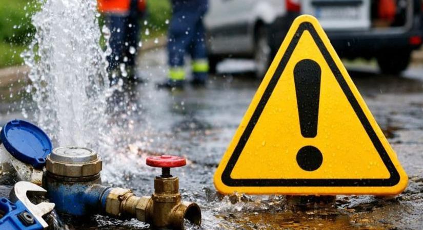 Nagy mennyiségű víz folyt már el az ivóvízrendszerből, keresik a hibát két rábaközi faluban