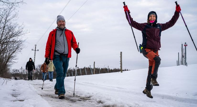 Gyönyörű, téli táj, 2300 túrázó, ilyen volt a Bartina Teljesítménytúra (képgaléria)