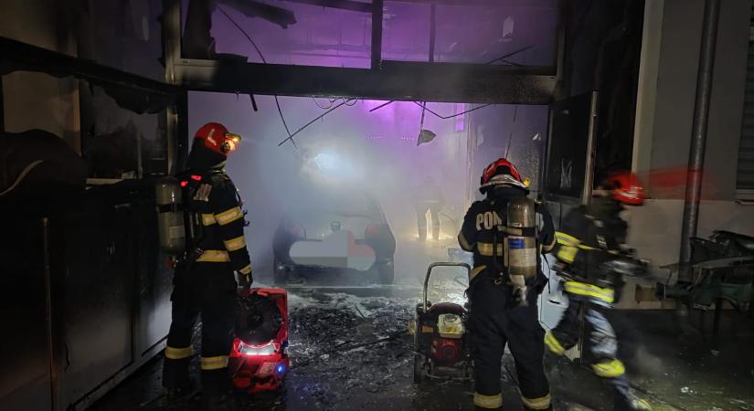 Tűz a nagyváradi egyetemen – Porig égett egy műhely és egy laboratórium