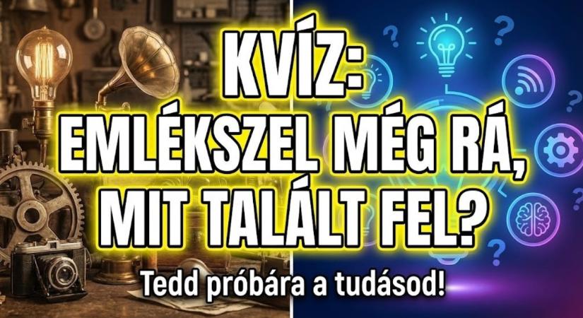 Történelem kvíz: Tudod, kinek köszönhetjük a golyóstollat és a színes tévét?