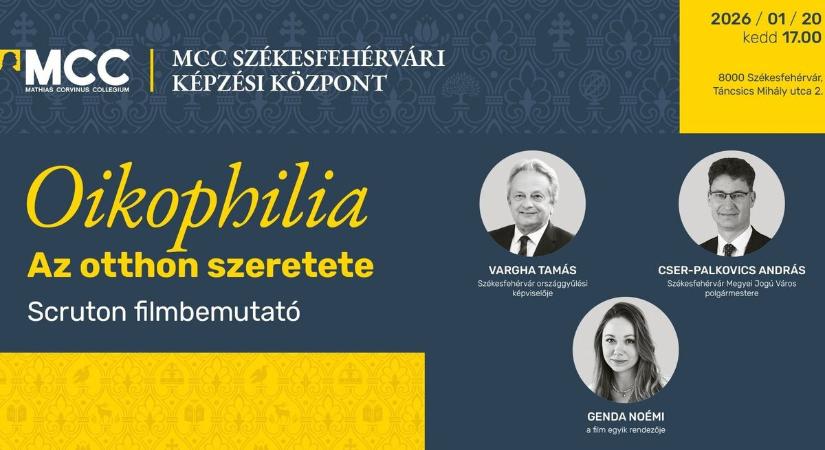 Egy különleges magyar filmről lesz beszélgetés az MCC-ben