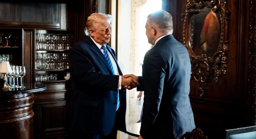 Dankónak tetszik, az ellenzék bírálja a Fico-Trump találkát