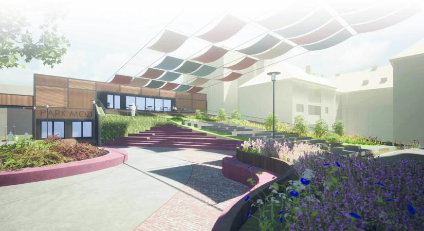 Városi Oázis – A Pécsi Park Mozi Revitalizációja – Schön Aurél diplomamunkája