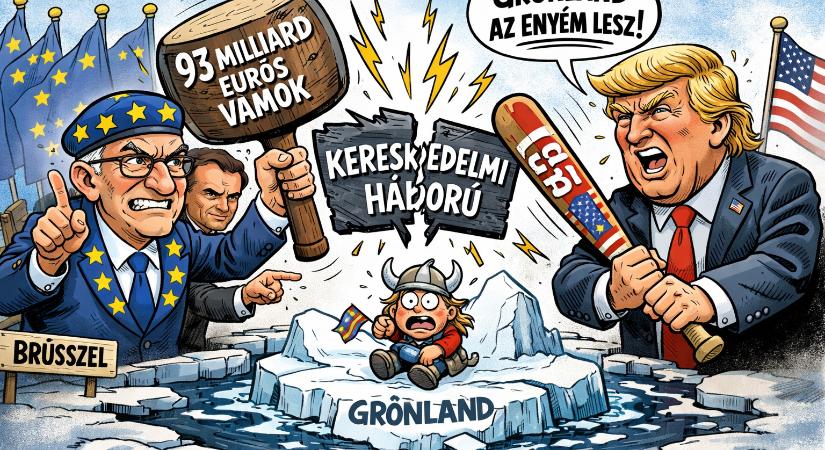 EU–USA kereskedelmi háború küszöbén? Brüsszel 93 milliárd eurós vámcsapást készít elő Trump fenyegetéseire