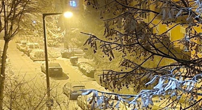 Ipari hó hullott Tiszaújvárosban