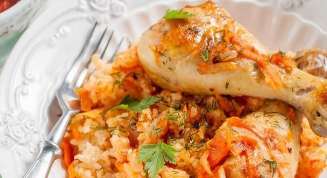 Csirkés tiep, a szenegáli rizses hús