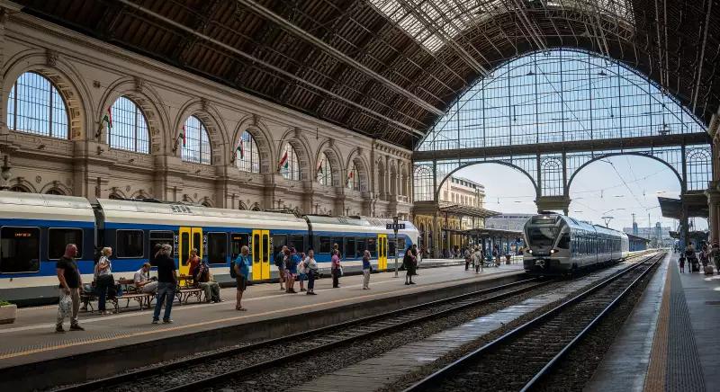 Folynak az előkészületek a budapesti vasútállomáson