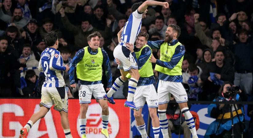Meglepetés San Sebastianban, a Sociedad legyőzte a Barcelonát
