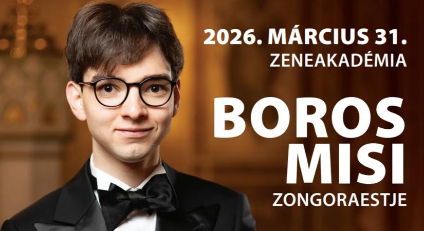Bach születésnapján ünnepel a Zeneakadémia – Boros Misi szólóestje Budapesten