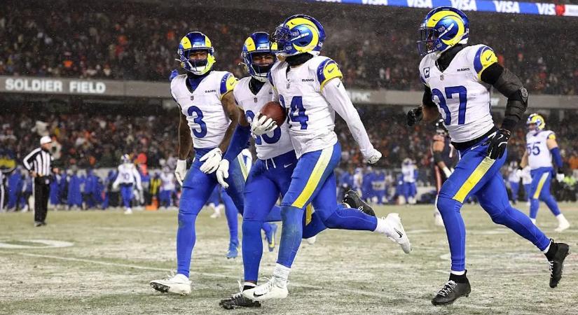 Újabb elképesztő feltámadást hozott a Bears, de hosszabbításban a Rams jutott az NFC döntőjébe – videó