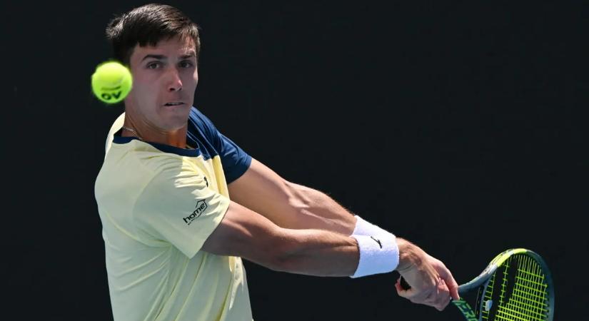 Tenisz: Marozsán Fábián ragyogó játékkal ütötte ki Rinderknech-t