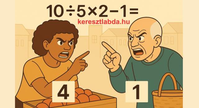 Napi matek feladat: 10  5  2 – 1 – Sokan elrontják a sorrendet.