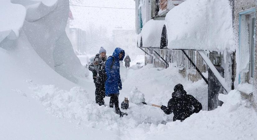 Ha azt hitted, hogy nagy havazás volt nálunk, nézd meg, mi a helyzet Kamcsatkán