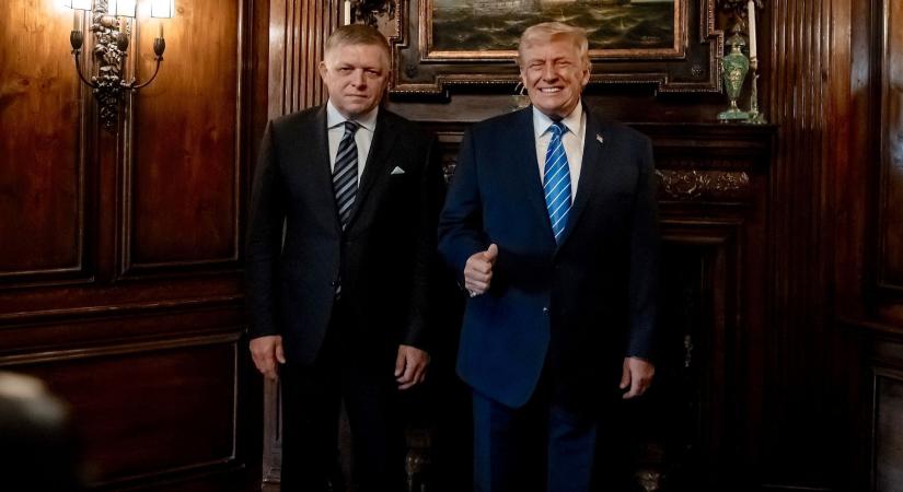 Trump Flioridában tárgyalt Ficóval a nukleáris együttműködésről