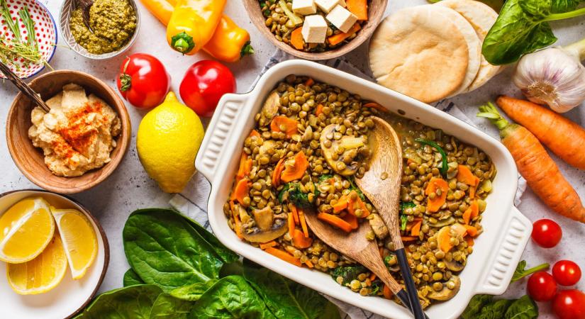 Egyhavi vegán mintaétrend „A” és „B” menüvel – Veganuár 2026 4. hét