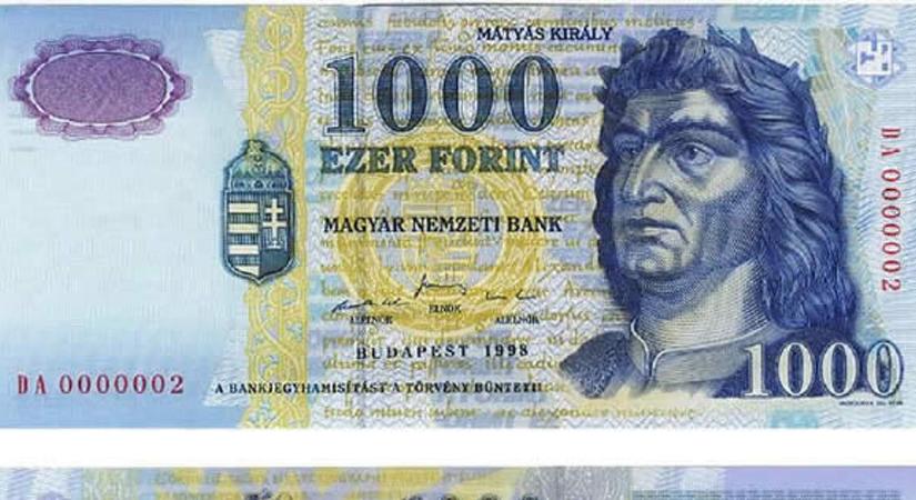 Nem ebbe fog beleremegni a föld: ennyit ér most a forint