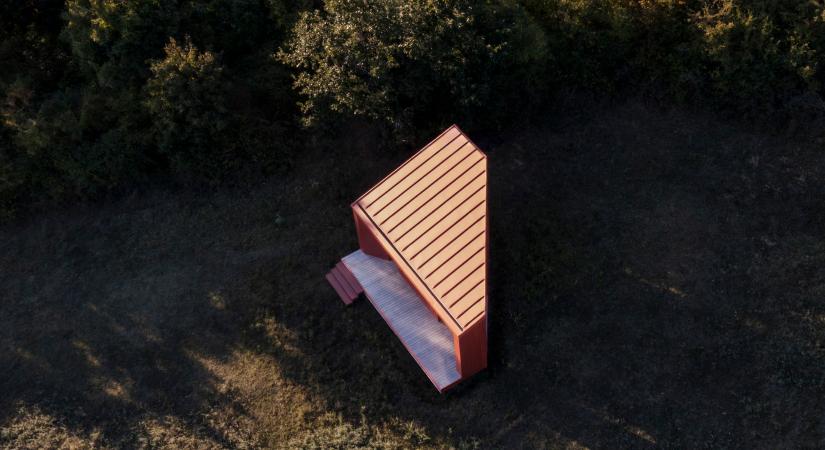 Magasles a hálóban - CLT kabin Bükkösdön